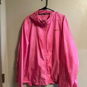 Nike Pink Utility Jacket Lightweight Water-Resistant